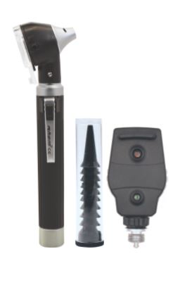 Combi Trulit Mini Otoscope M6, Ophthalmoscope M3 Set (Light Green) 3.7V Xenon