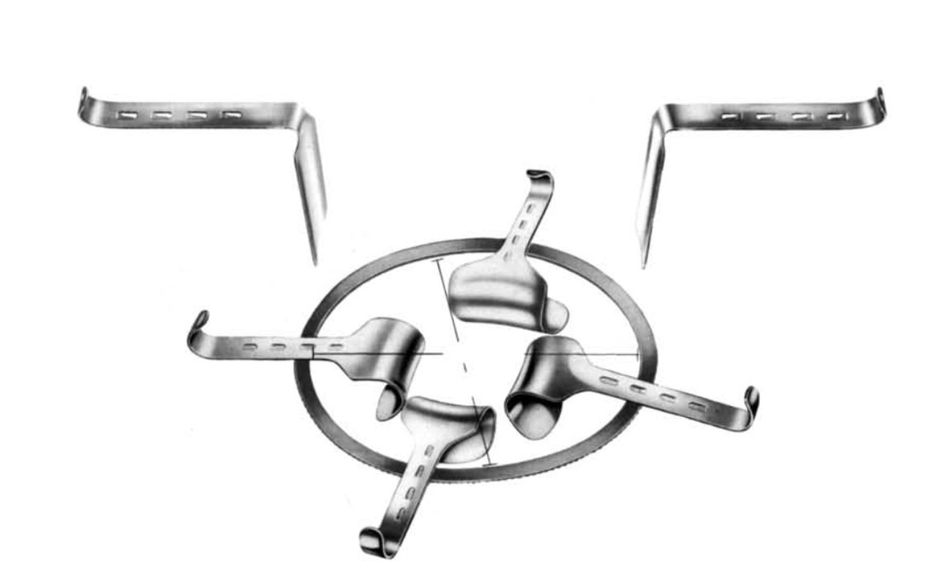 Kirschner Oval Abdominal Retractor, Complete