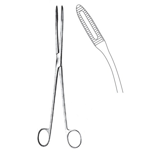 Maier Cotton Swab Forceps, Box Joint, Cvd, 26cm