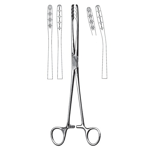 Ulrich Cotton Swab Forceps, Str, 22cm