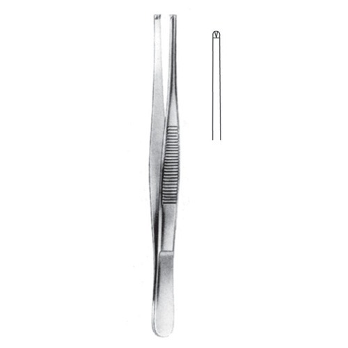 Tissue Forceps, Slender 1x2 Teeth, 14cm