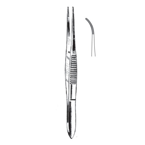 Micro Dressing Forceps, Plain, Cvd, 12cm