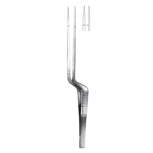 Micro Forceps, Sharp, 18.5cm