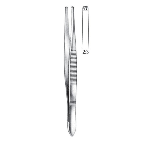 Stille Tissue Forceps, 1x2 Teeth, 15cm