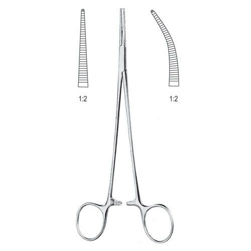 Halsted Mosquito Artery Forceps, 1x2 Teeth, Str, 18cm