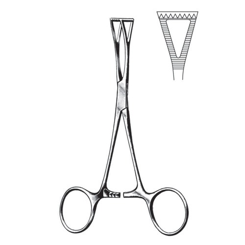 Collin Tumor Seizing Forceps, 14cm