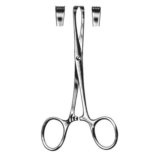 Tuffier Tissue Holding Forceps, 13cm