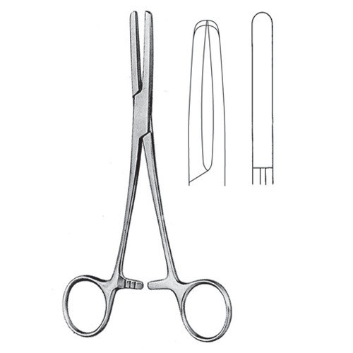 Tubing Clamp Forceps, 16.5cm