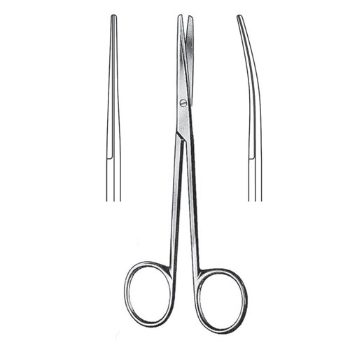 Metzanbaum Dissecting Scissors, B/B, Cvd, 12.5cm