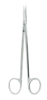 Kelly Gum Scissors Straight  Fig. 1 (16cm)