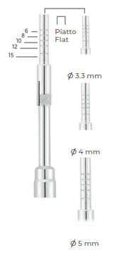 Osteotomes Flat Ø 4 mm