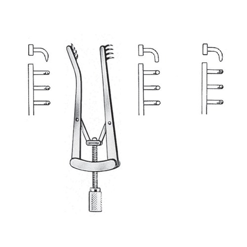 Alm Self Retaining Retractor, Sharp, 7cm