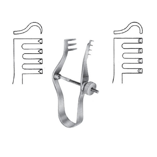 Finsen Self Retaining Retractor, Blunt, 5cm