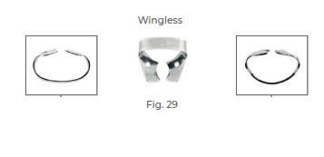 Molars for lower premolars (Wingless) Fig. 29