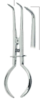 Stoke Clamp-forceps 17.5cm