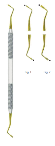 Filling Instrument with Titanium Nitride Lining, Serrated, Fig 1