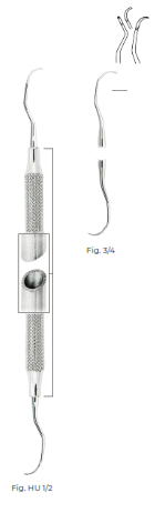 Langer Curettes and Scalers, SC Light, Fig 3/4