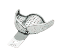 High Grip Perforated S.S. Impression Trays, XS, U2, 64x51mm