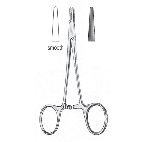 Halsey Needle Holder, Smooth, 13cm