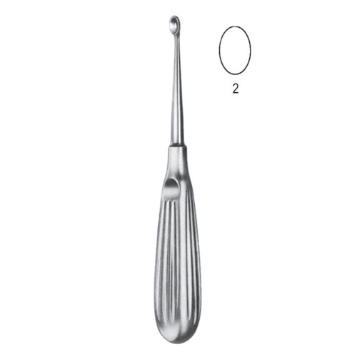 Volkmann Bone Curettes, 17cm, Fig. 000