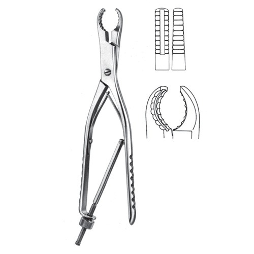 Ulrich Bone Holding Forceps, 23cm