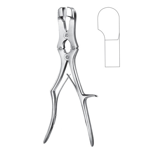 Sauerbruch Bone Rongeur Forceps, 30cm