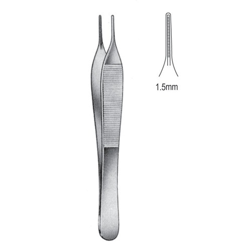 Debakey-Adson Atrauma Tissue Forceps 12.5cm, 1.5mm