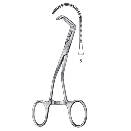 Atrauma And Pediatric Clamps, 14cm, Fig. 8