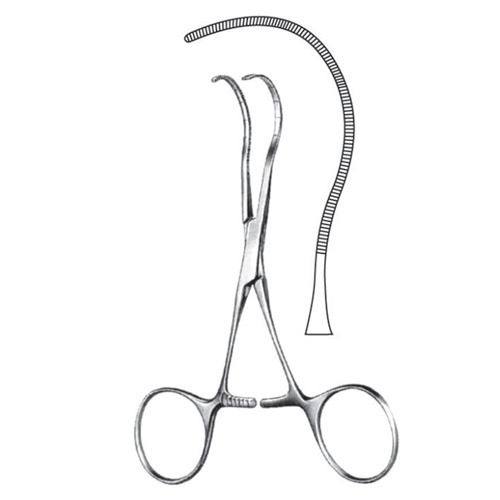 Castaneda Neonatal Pediatric Clamps, Delicate Pattern, 12.0cm