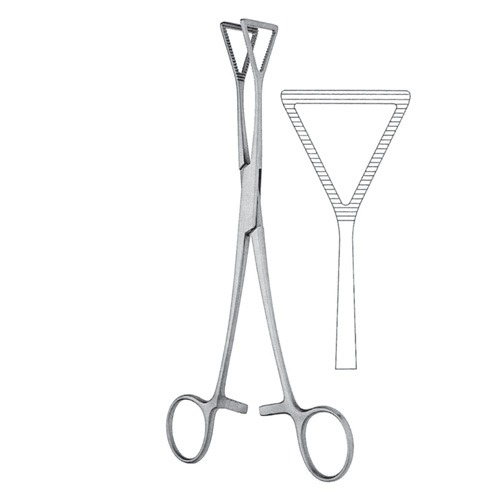 Lovelace Lung Grasping Forceps, Straight, 20.0cm