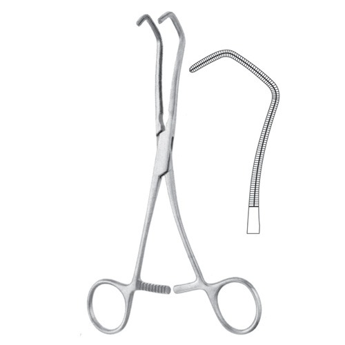 Cooley-Derra Atrauma Cardiovascular Forceps, 18.0cm