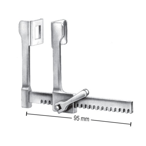 Finochietto-Baby Rib Spreaders, S/S, (A=14mm, B=15mm, C=75mm)