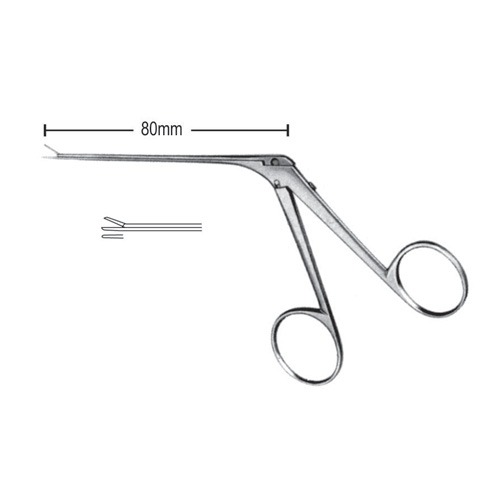 Mini Mcgee Alligator Micro Ear Forceps,4.0x0.8mm Straight, Smooth