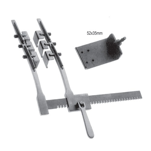 Ankeney Rib Spreaders, S/S, (A=52mm, B=35mm, C=178mm)