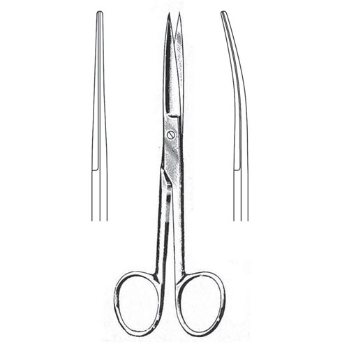 Deaver Operating Scissors, S/S, Cvd, 14cm