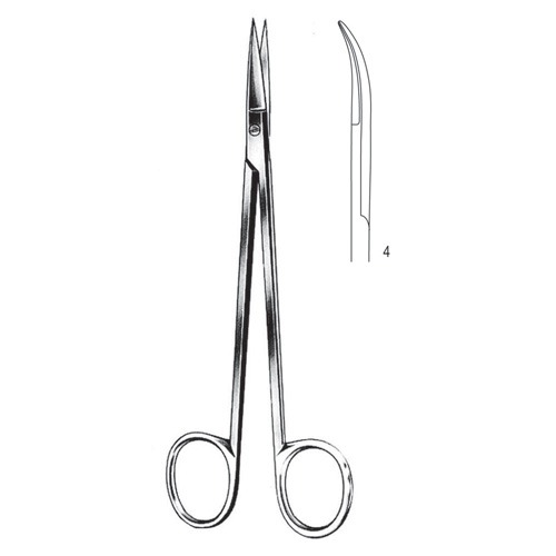 Kelly Abdominal Scissors, Fig 4, Cvd, 18cm