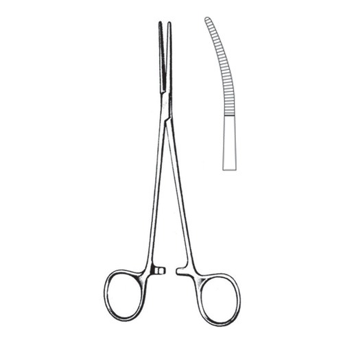 Birkett Tonsil Haemostatic Forceps, Curved, 19cm