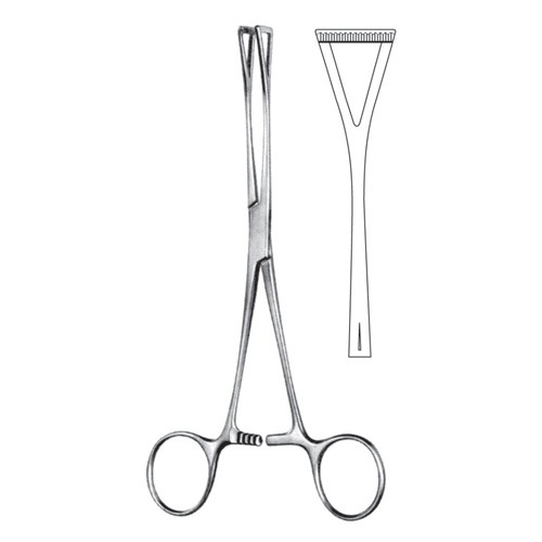 Duval Intestinal Forceps, 18cm