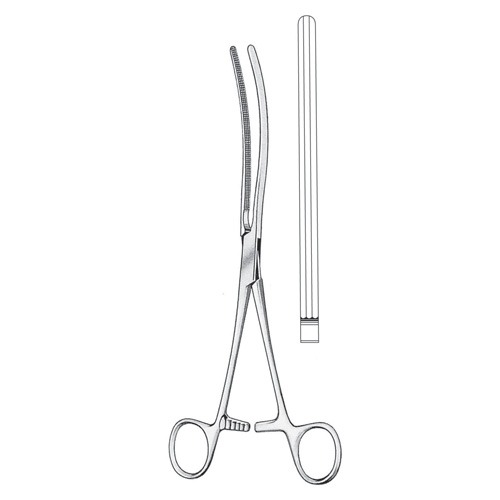 Kocher Intestinal Clamp Forceps, Straight, 22cm