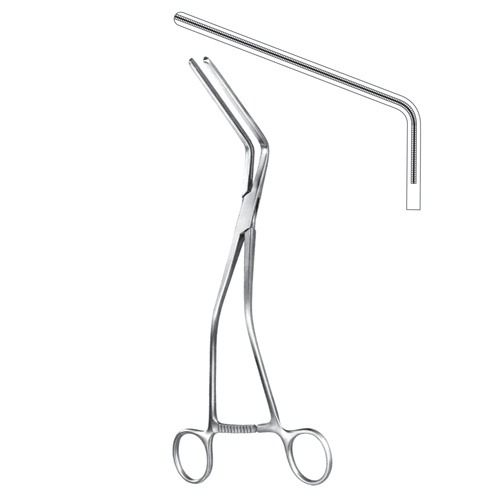 Hayes Atrauma Sigmoid Anastomosis Forceps, 28cm