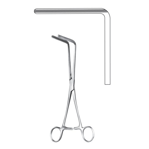 Fehland Atrauma Sigmoid Anastomosis Forceps, 24cm