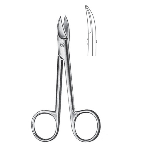 Beebee Ligature Scissors, Saw Edge, Cvd, 12cm