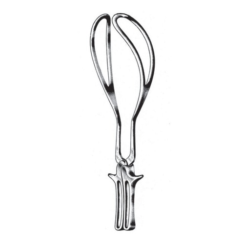 Kedar Nath Das Obstetrical Forceps, 33cm