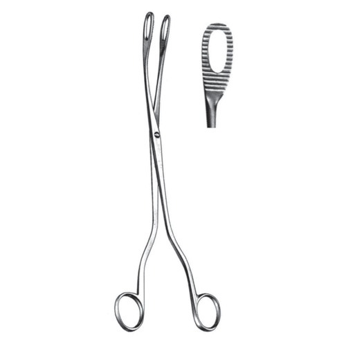 Placenta Forceps, 25cm, 9 mm