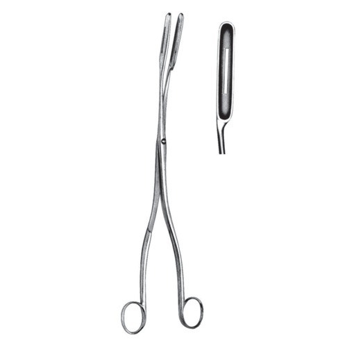 Hirst's Placenta Forceps, 27.5cm, 6 mm