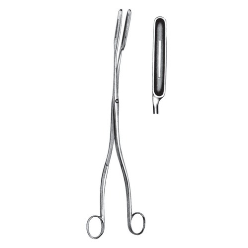 Hirst's Placenta Forceps, 27.5cm, 7 mm