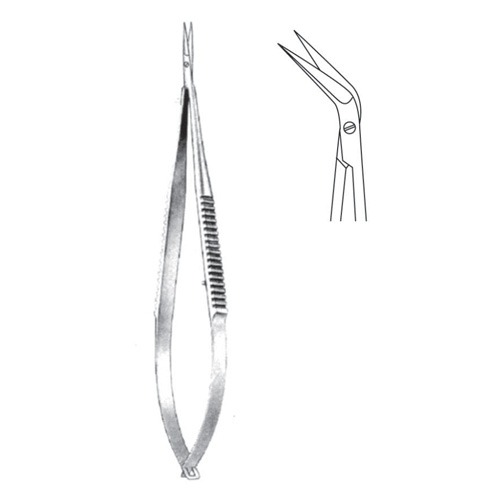 Micro Scissors, Angled, 18.5cm