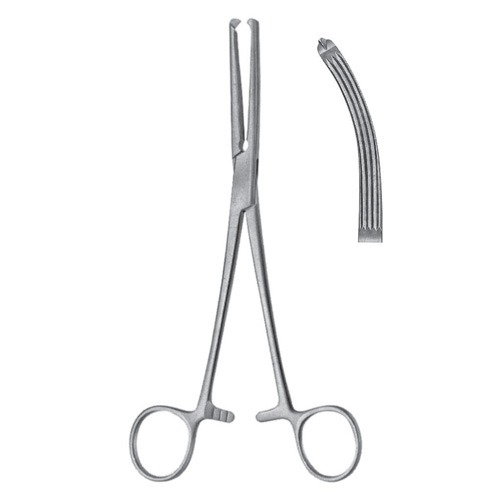 Gwilliam Hysterectomy Forceps Curved, 20cm