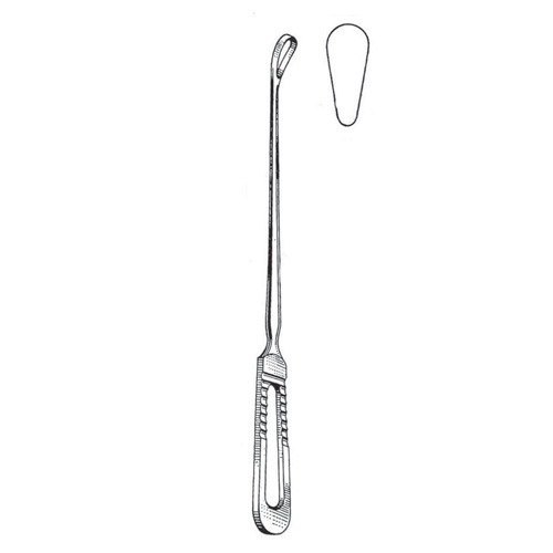 Sims Uterine Curettes, Sharp, 25cm