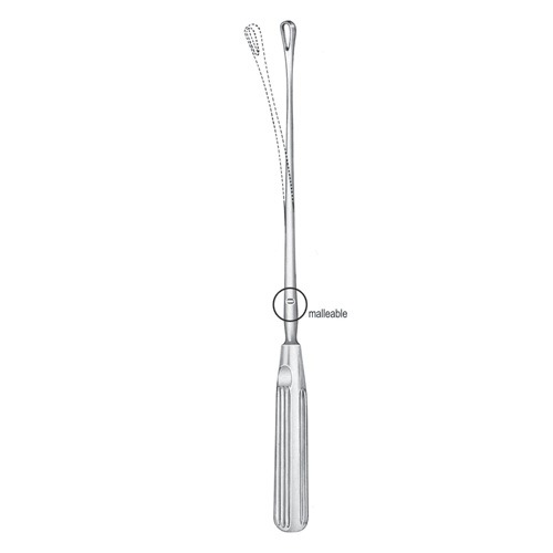 Sims Curettes, Sharp, 11 mm (Malleable)